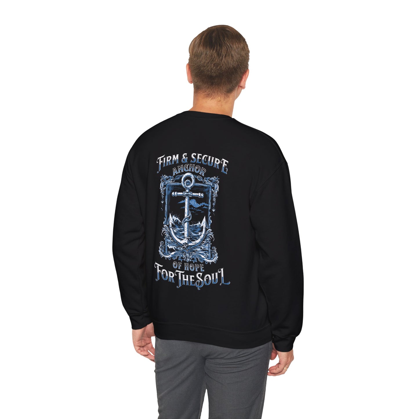 "Anchor for the Soul" Adult Crewneck Sweatshirt