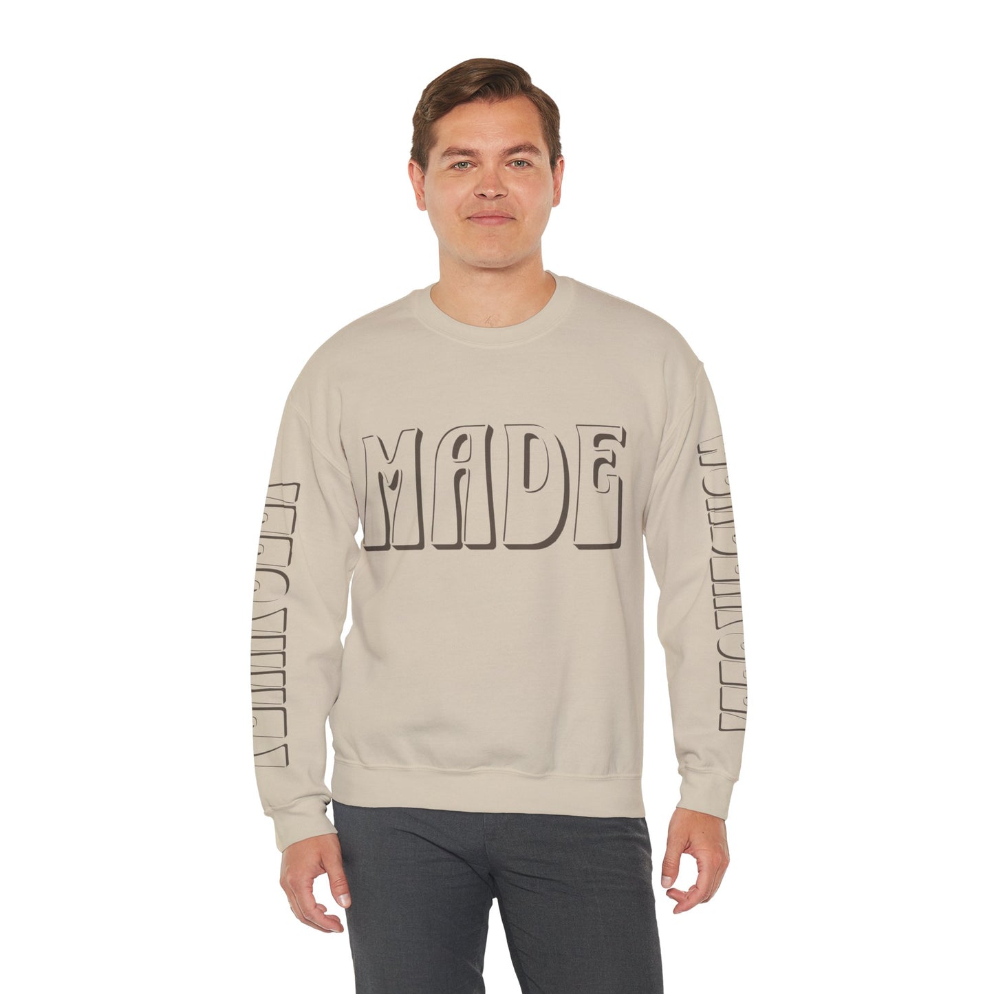 "Fearfully Wonderfully Made" Adult Crewneck Sweatshirt