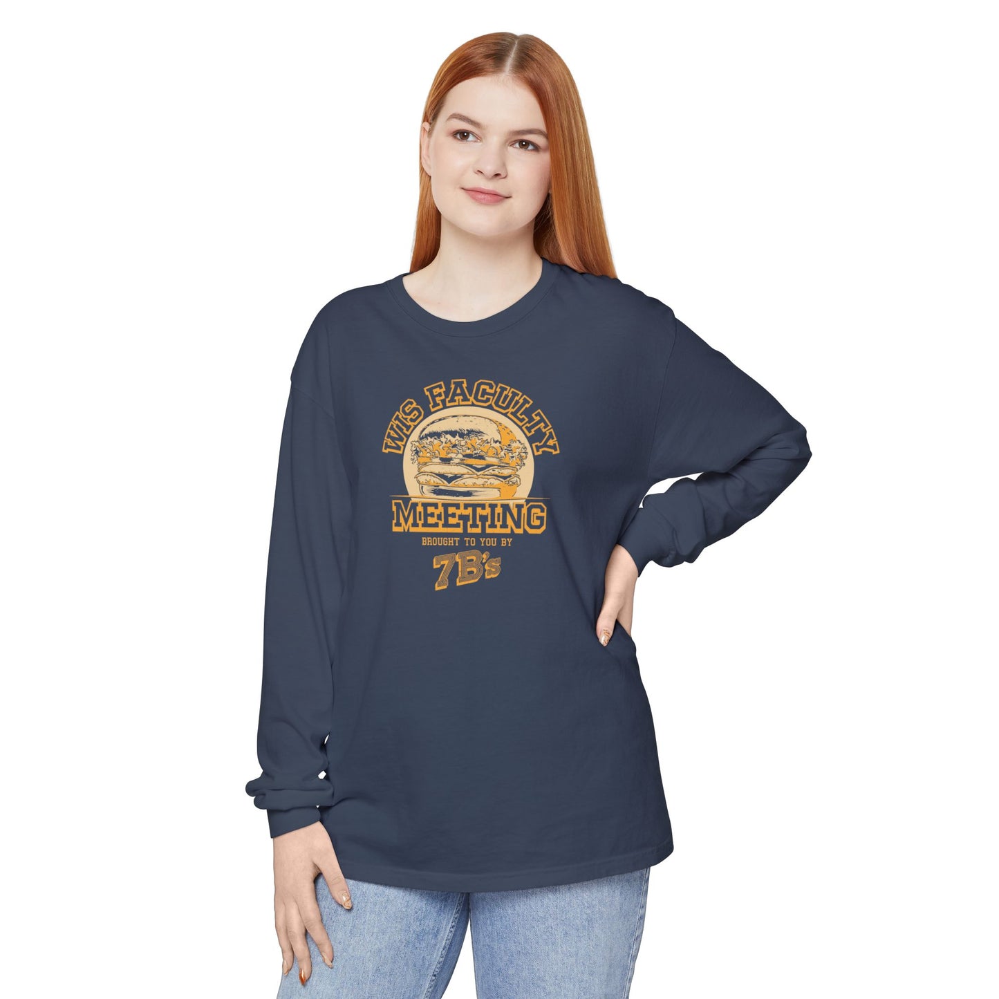 WIS "FACULTY MEETING" UNISEX PREMIUM LONG SLEEVE TEE
