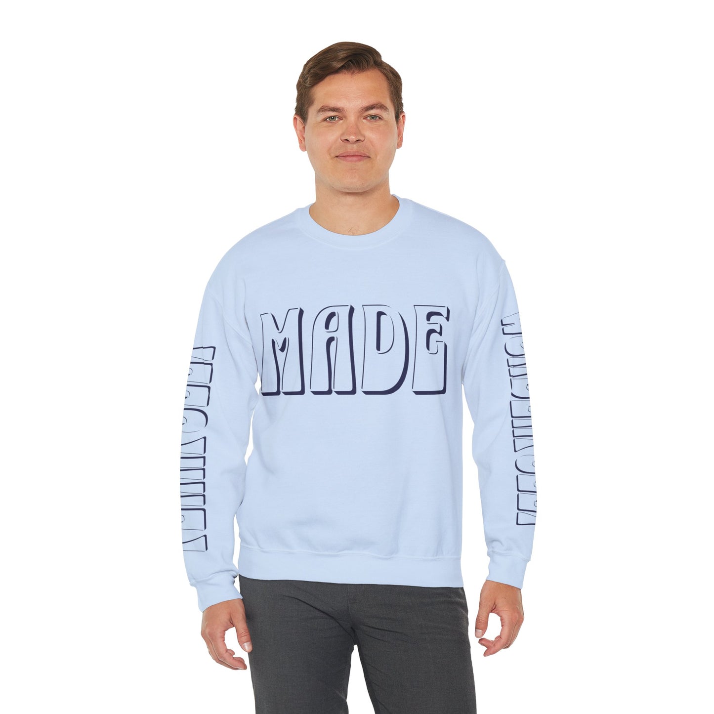 "Fearfully Wonderfully Made" Adult Crewneck Sweatshirt