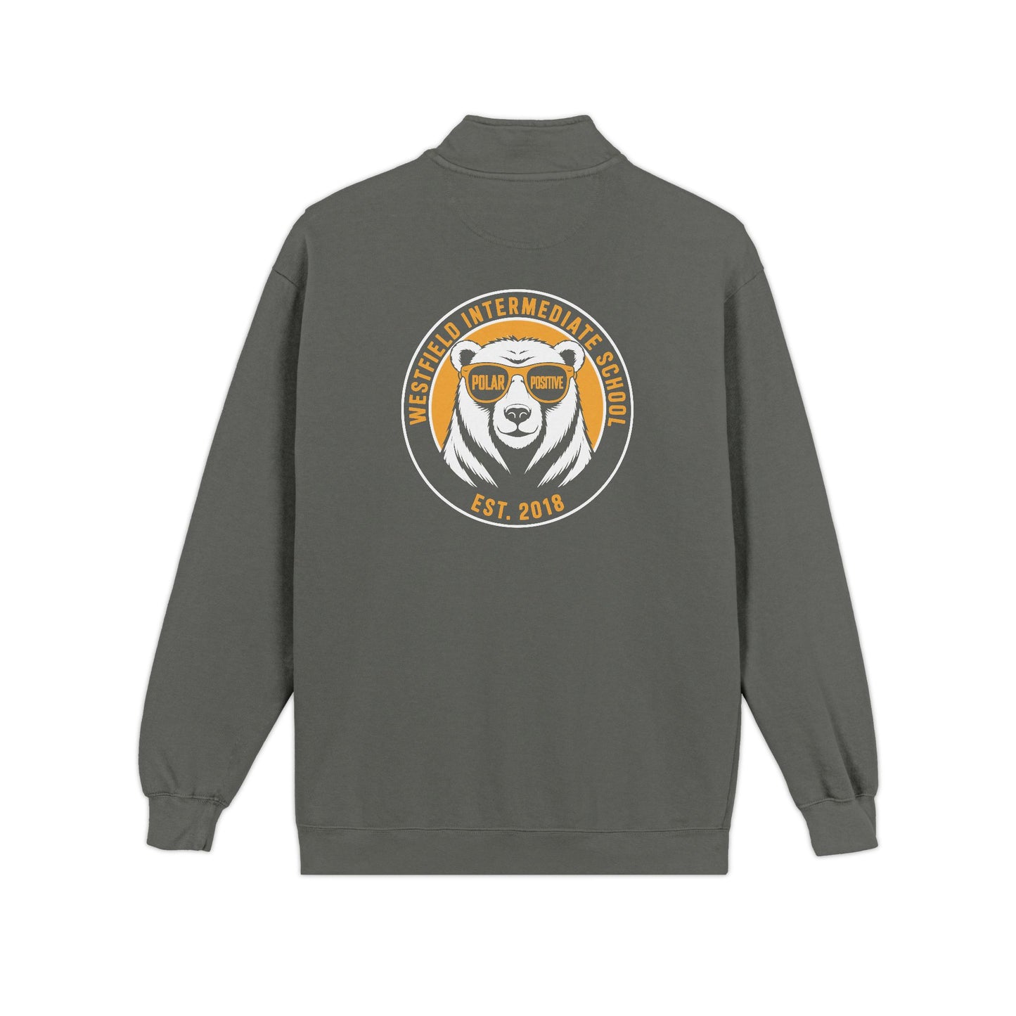 WIS "POLAR POSITIVE" UNISEX PREMIUM QUARTER-ZIP SWEATSHIRT
