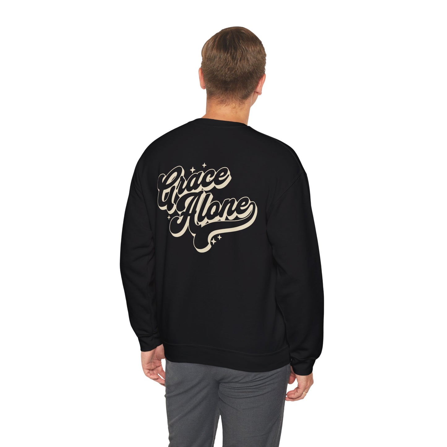 "Grace Alone" Adult Crewneck Sweatshirt