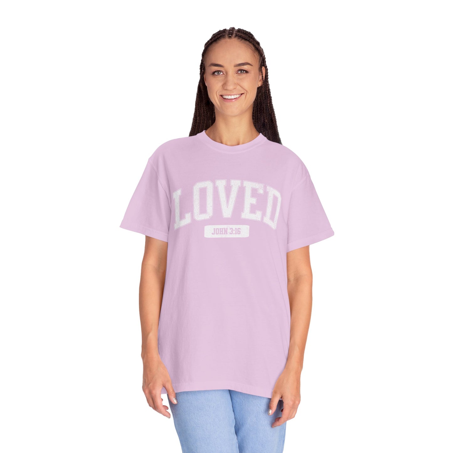 VARSITY "LOVED" UNISEX PREMIUM TEE