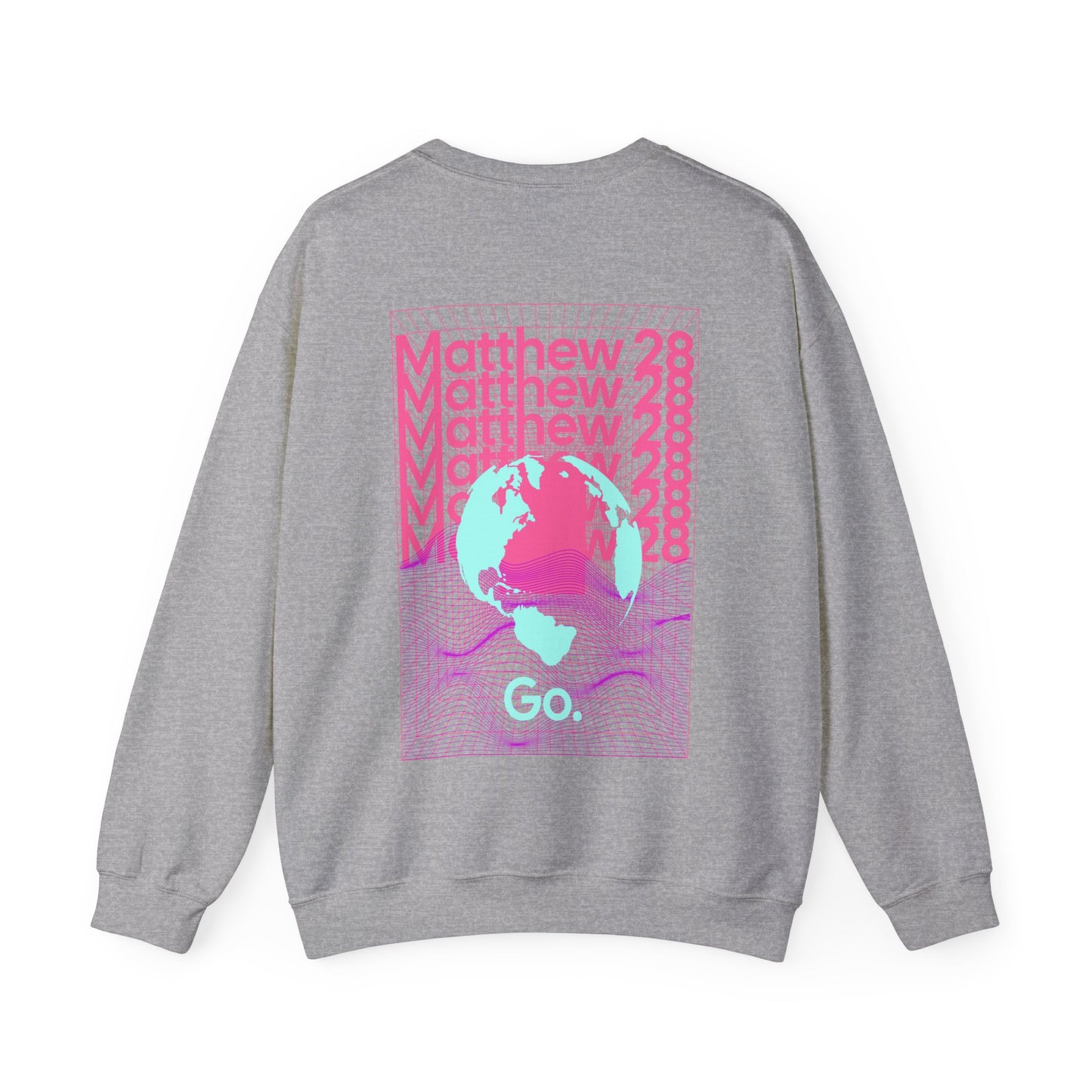 "Go. Matthew 28" Adult Crewneck Sweatshirt