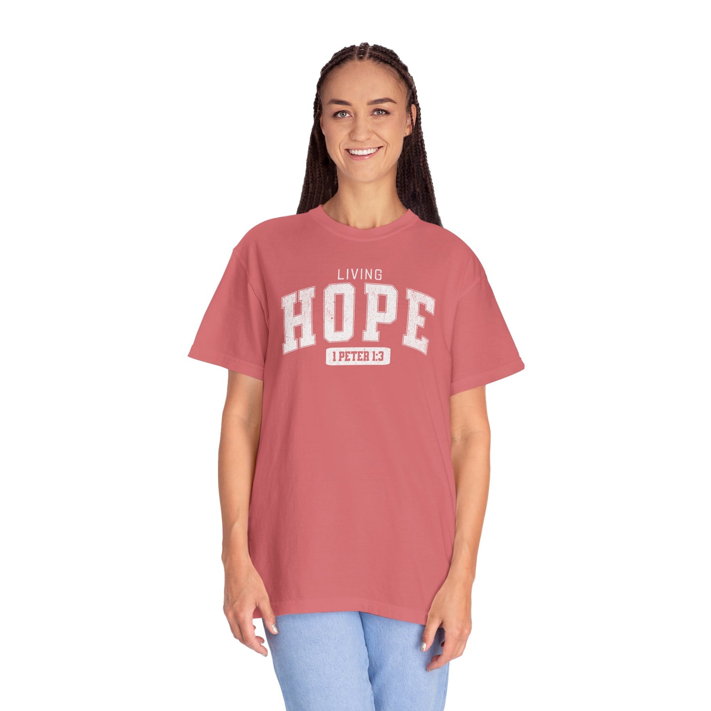 VARSITY "LIVING HOPE" UNISEX PREMIUM TEE