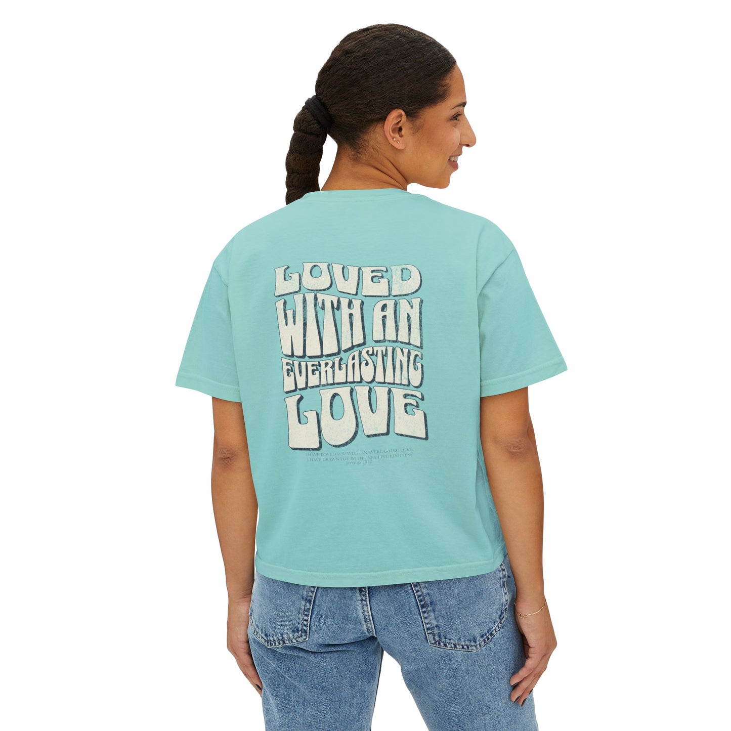 "Everlasting Love" Groovy Women's Boxy Tee