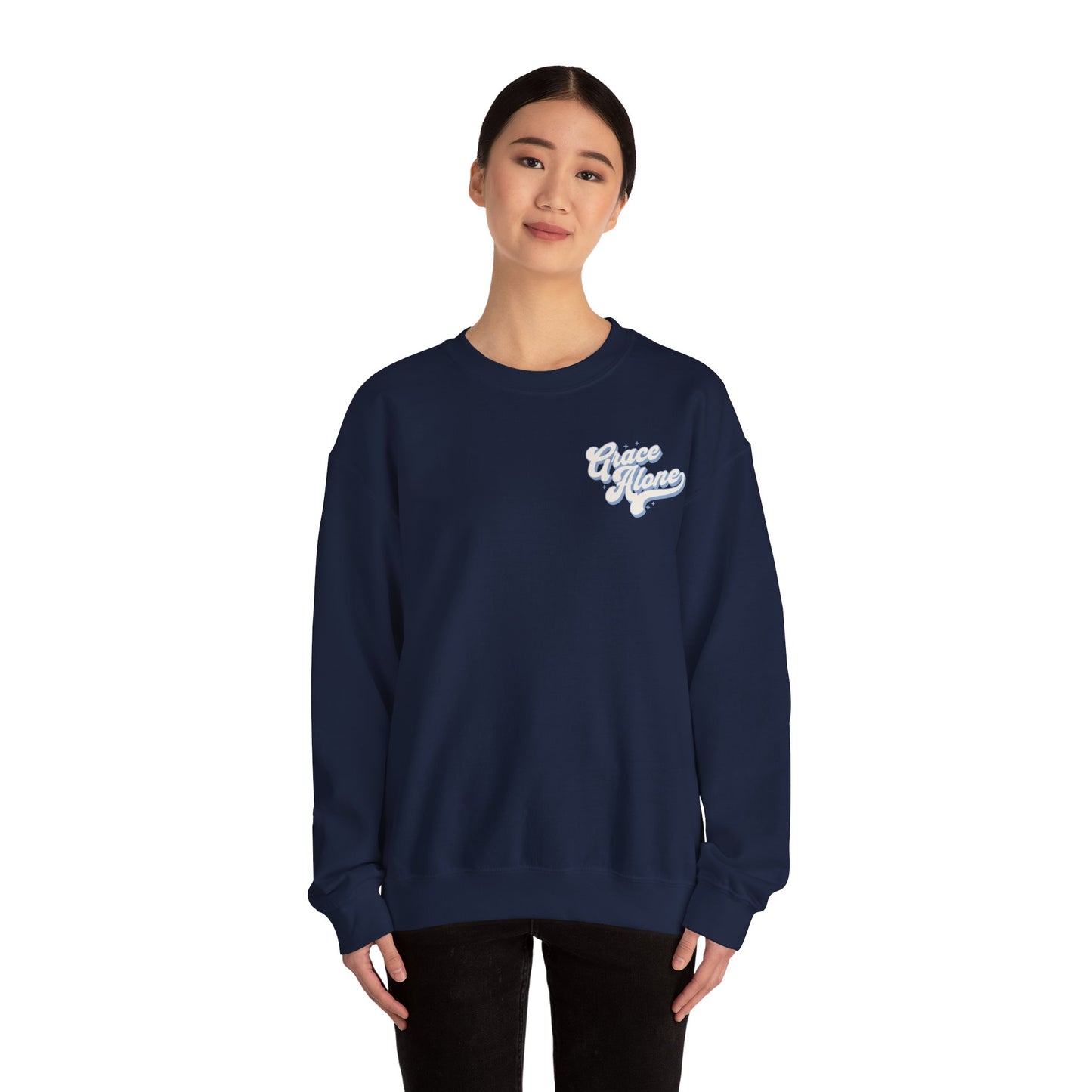 "Grace Alone" Adult Crewneck Sweatshirt