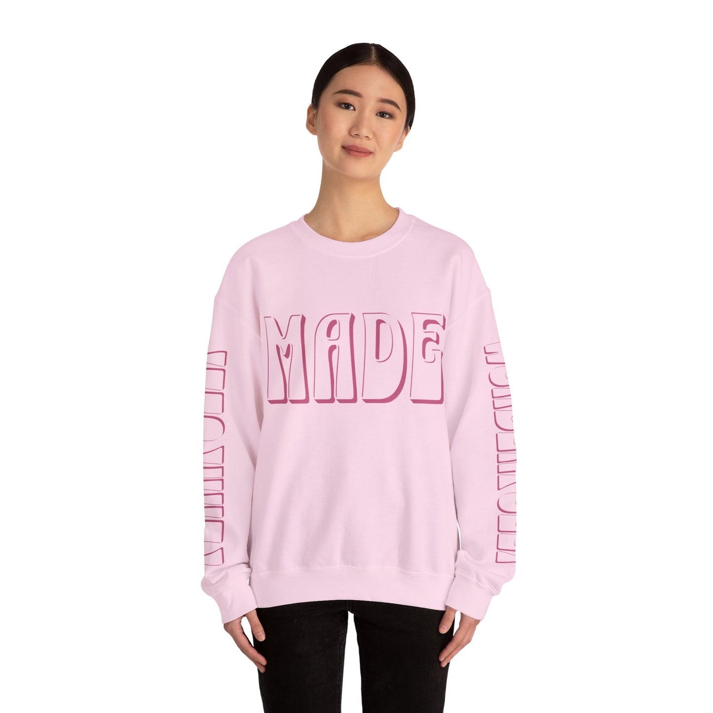 "Fearfully Wonderfully Made" Adult Crewneck Sweatshirt