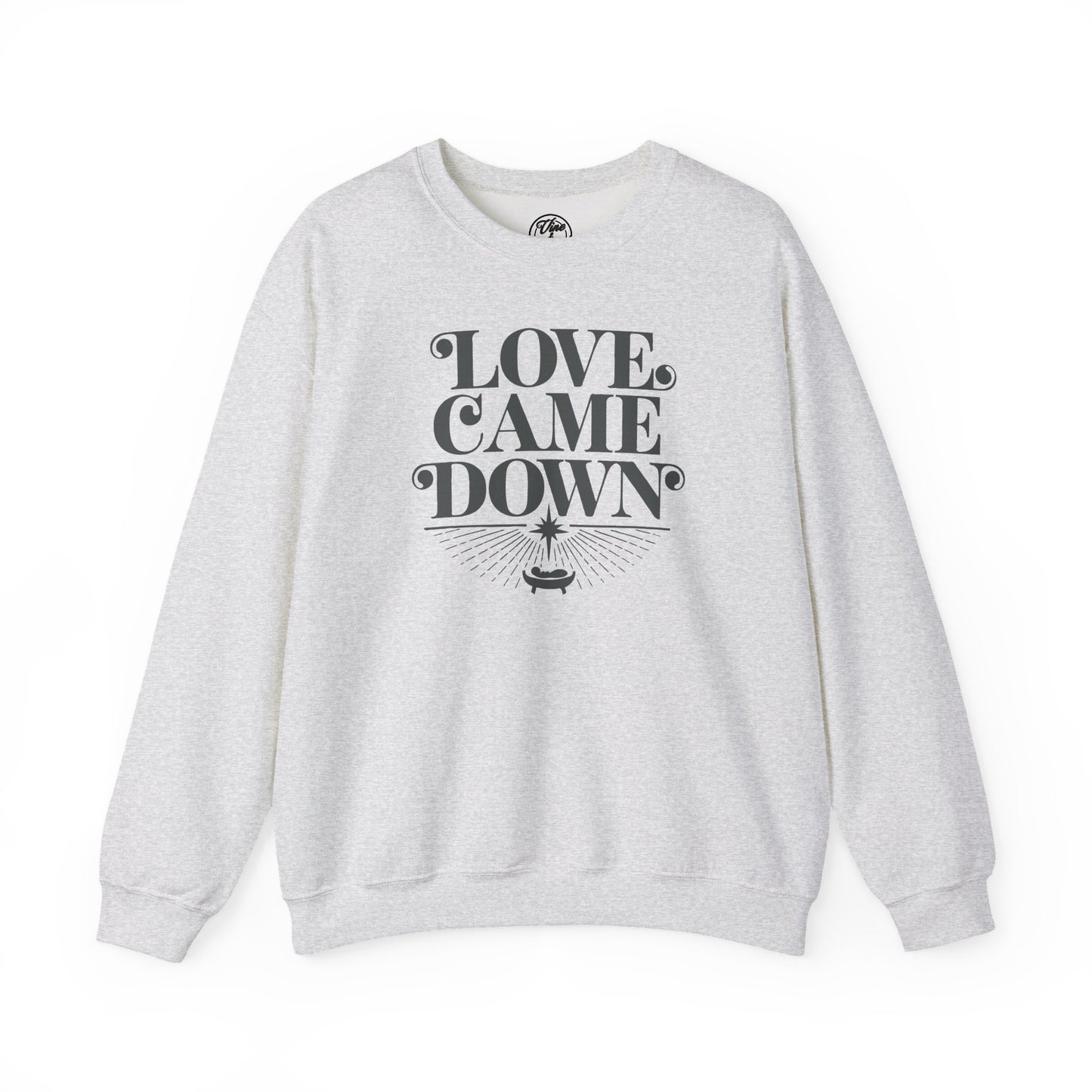 CHRISTMAS "LOVE CAME DOWN" UNISEX CREWNECK SWEATSHIRT