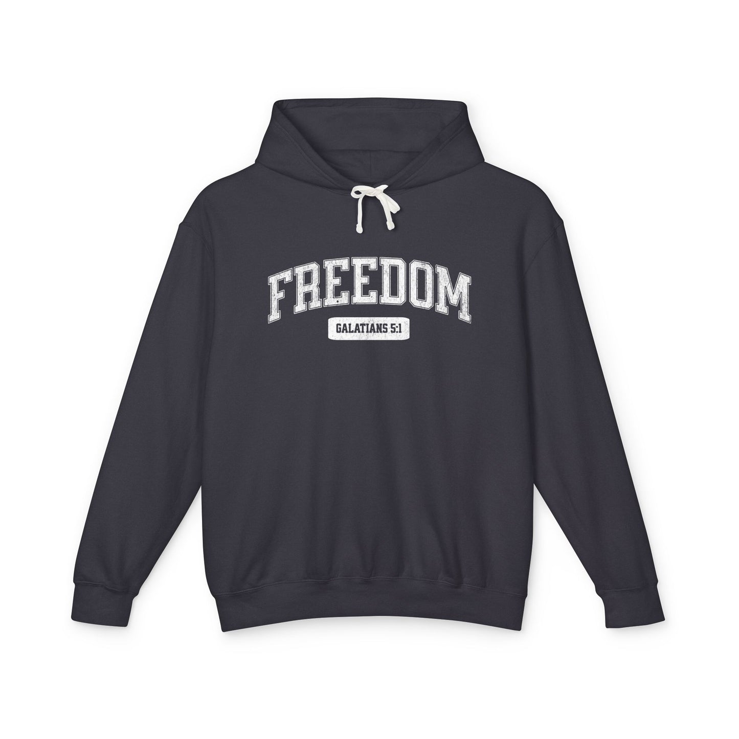 "FREEDOM" VARSITY UNISEX PREMIUM LIGHTWEIGHT HOODIE