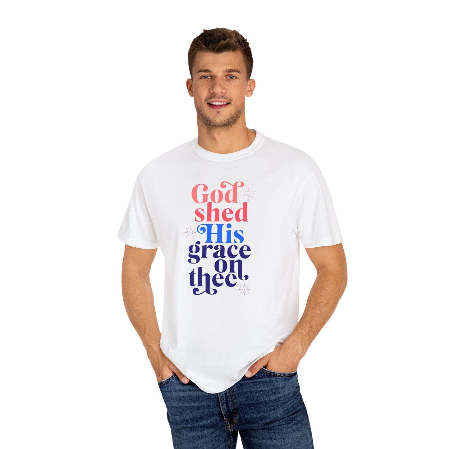 "GOD SHED HIS GRACE ON THEE" UNISEX PREMIUM TEE