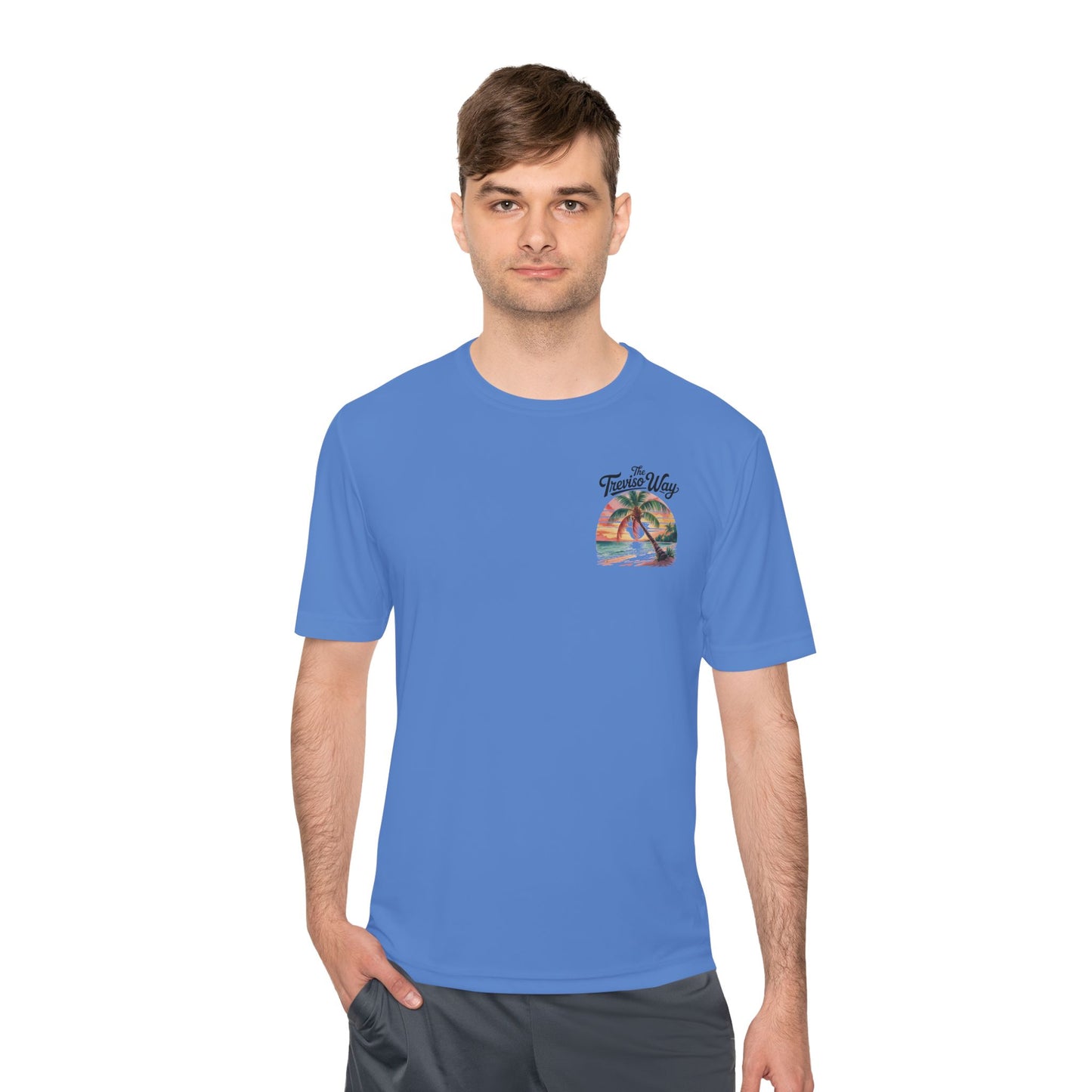 "Wasting Away the Treviso Way" Unisex Moisture Wicking Tee