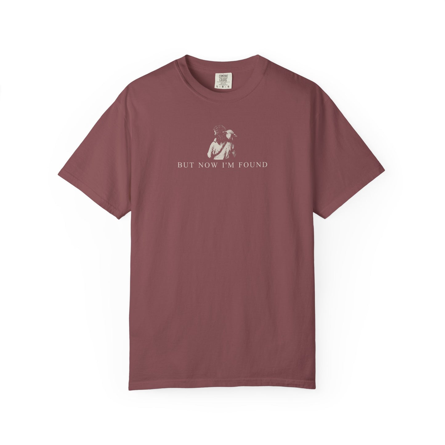 "But Now I'm Found" Adult Comfort Colors Tee