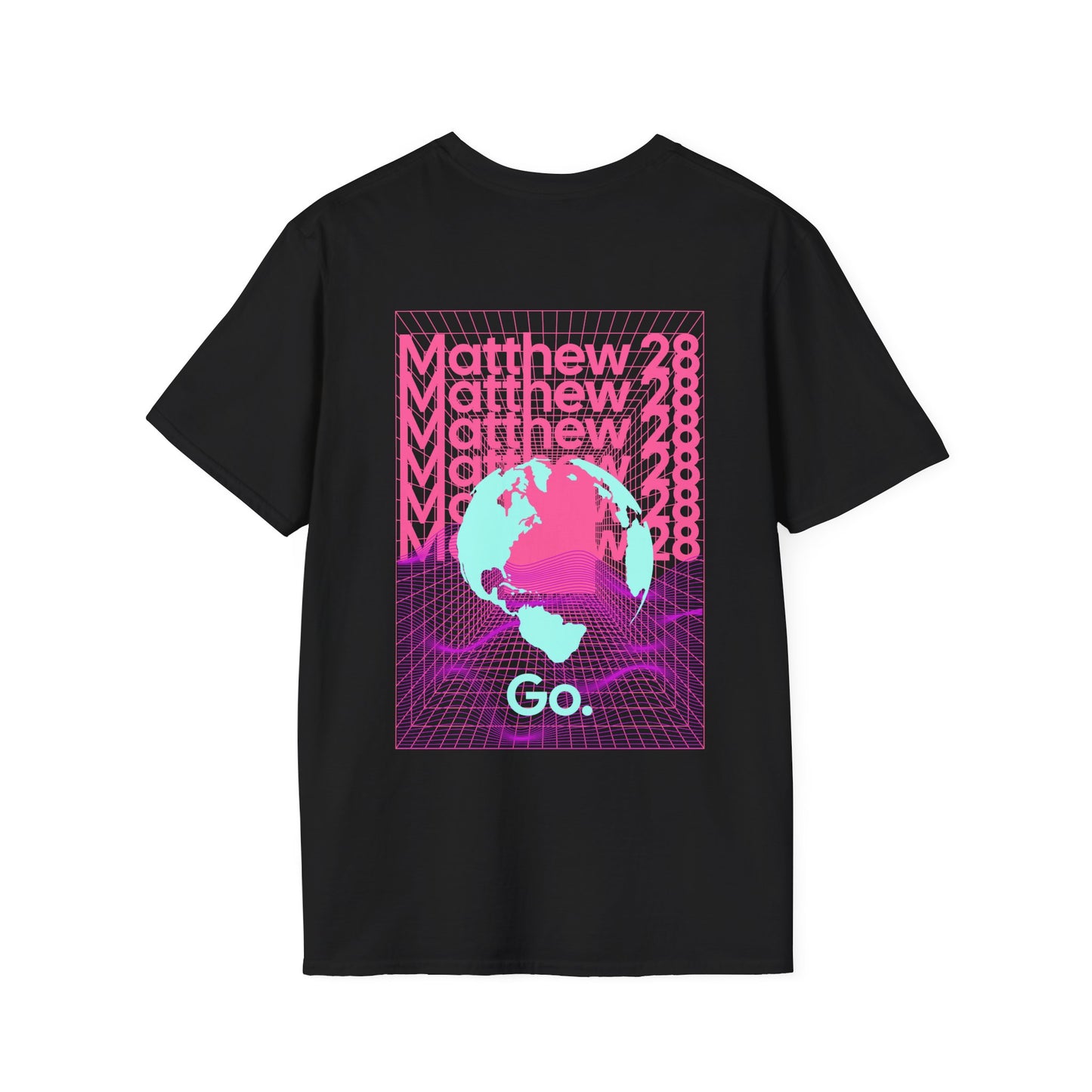 "Go. Matthew 28" Unisex Softstyle Tee