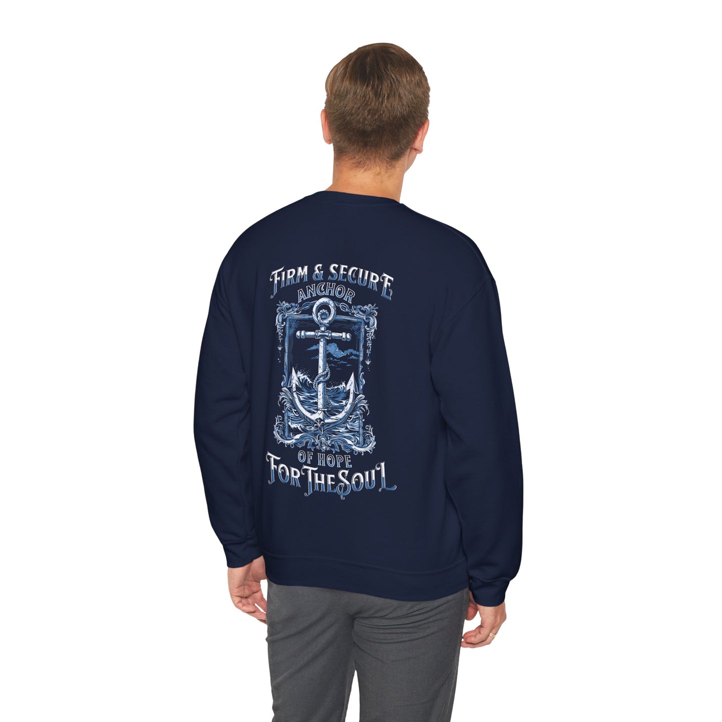 "Anchor for the Soul" Adult Crewneck Sweatshirt