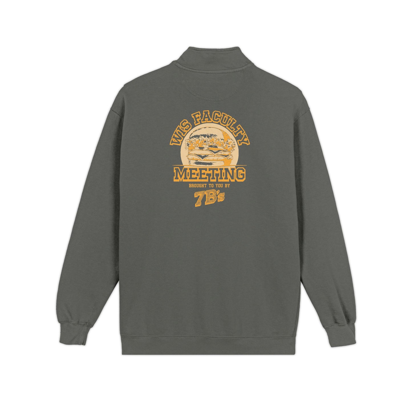 WIS "FACULTY MEETING" UNISEX PREMIUM QUARTER-ZIP SWEATSHIRT