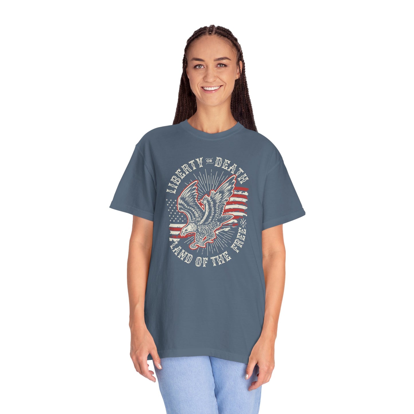 "Liberty or Death" Adult Unisex Garment-Dyed Tee