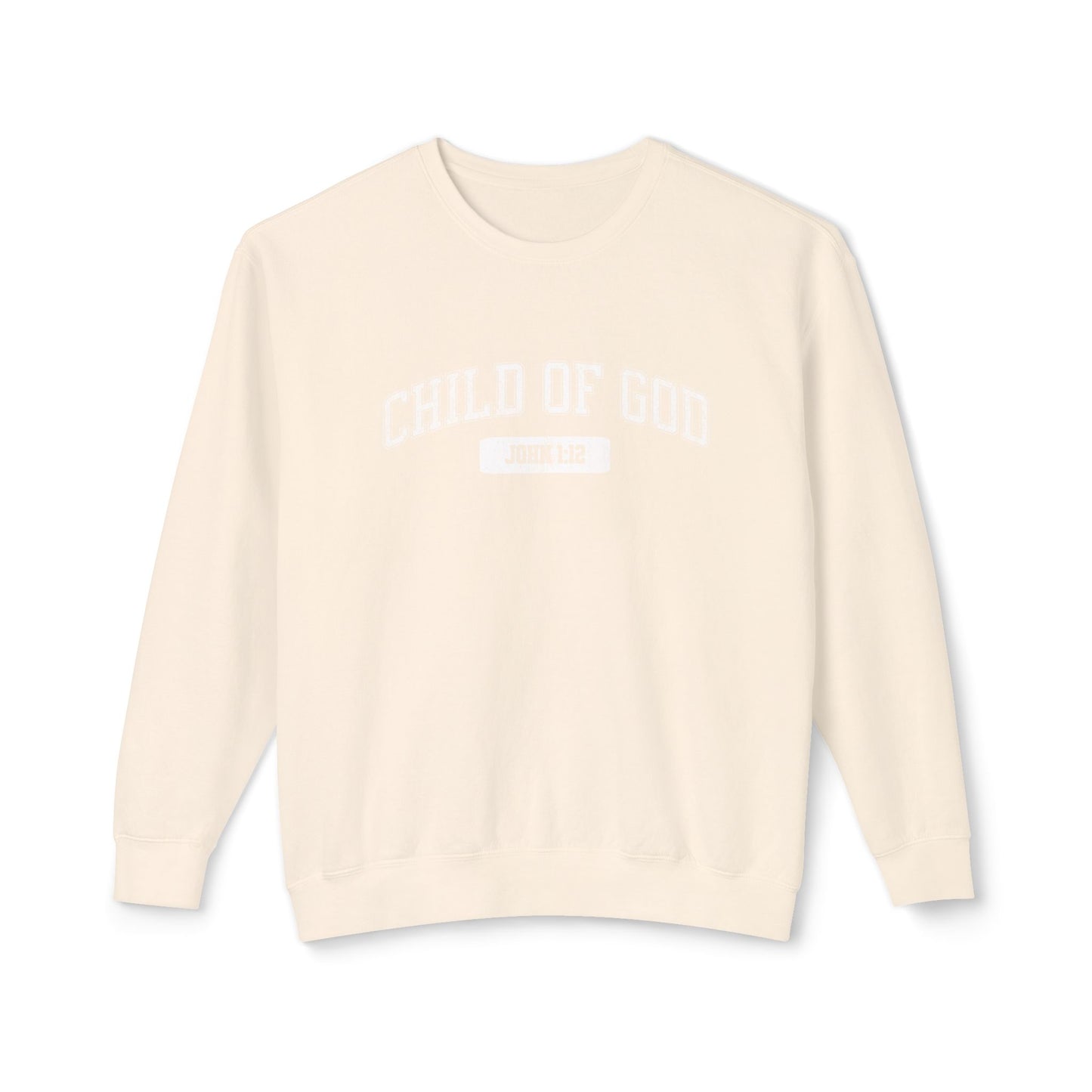 "CHILD OF GOD" VARSITY UNISEX PREMIUM SWEATSHIRT