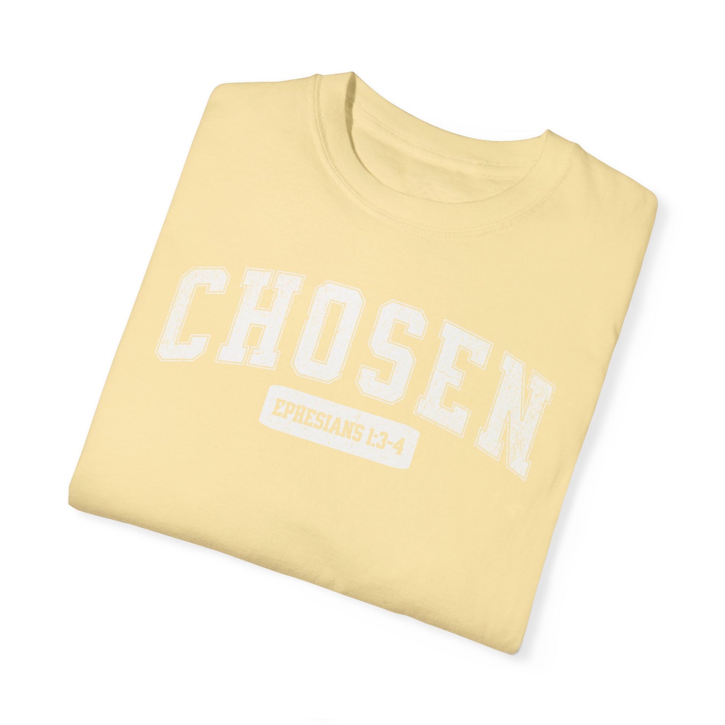 "Chosen" Varsity Style Unisex Garment-Dyed Tee