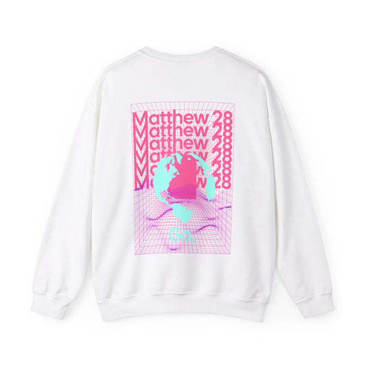 "Go. Matthew 28" Adult Crewneck Sweatshirt