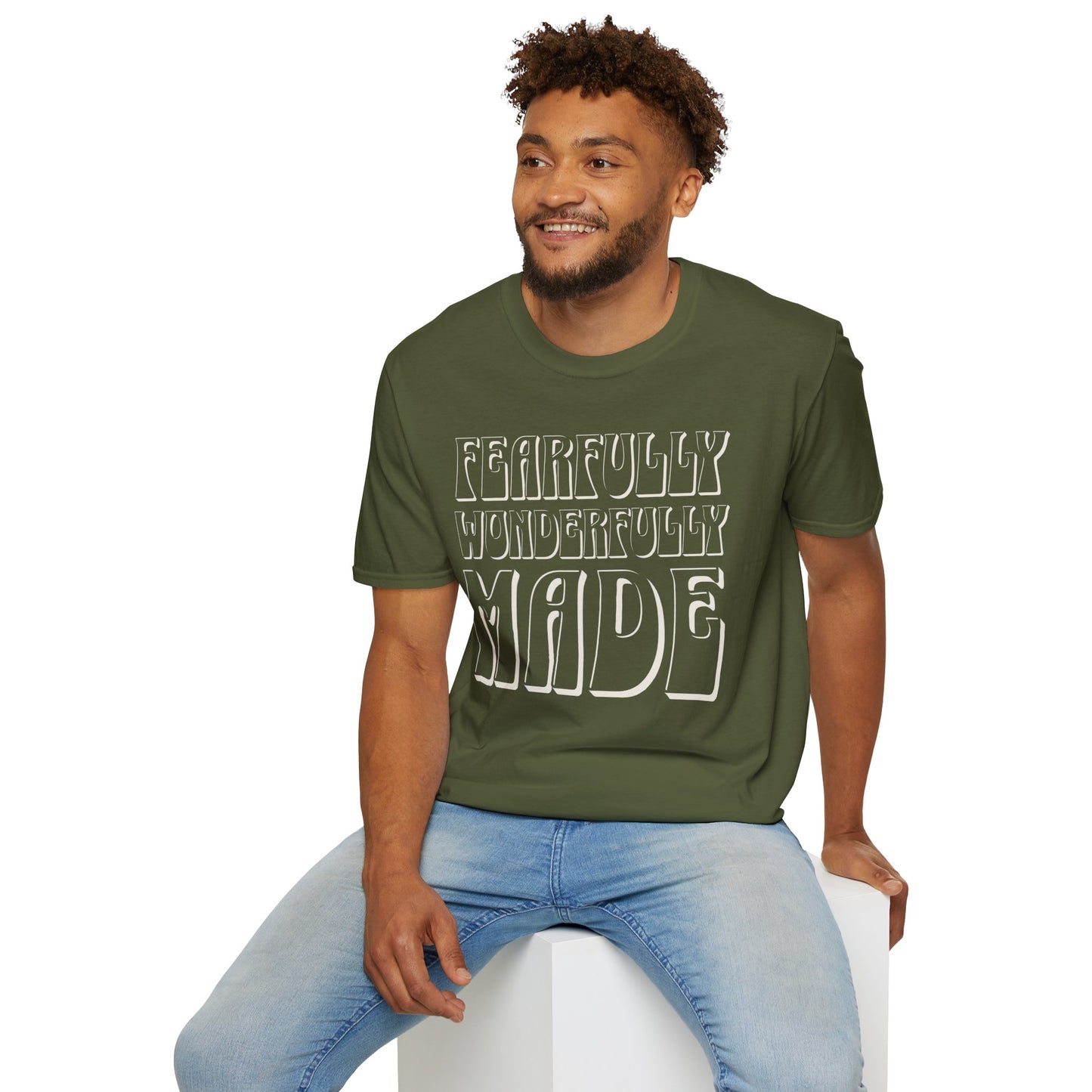 "Fearfully Wonderfully Made" Unisex Softstyle Tee