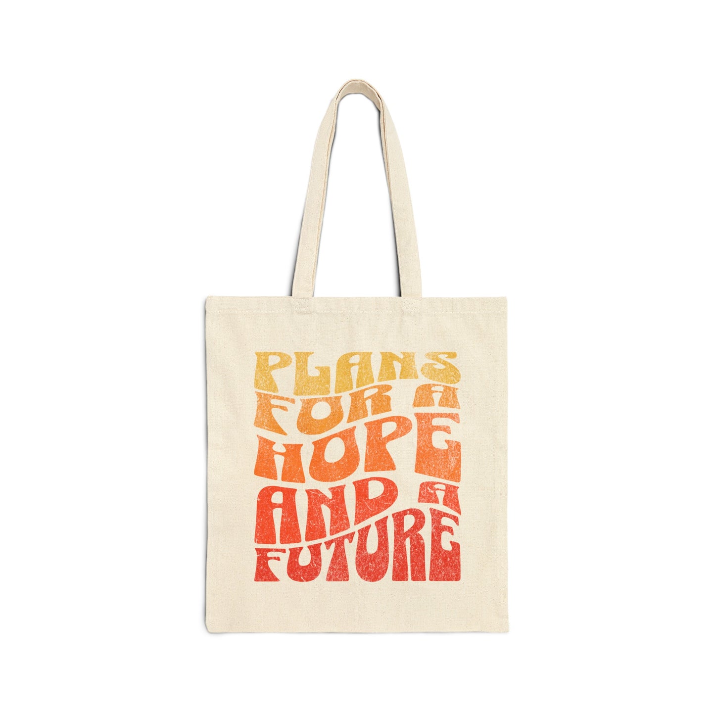 "Hope & A Future" Cotton Canvas Tote Bag