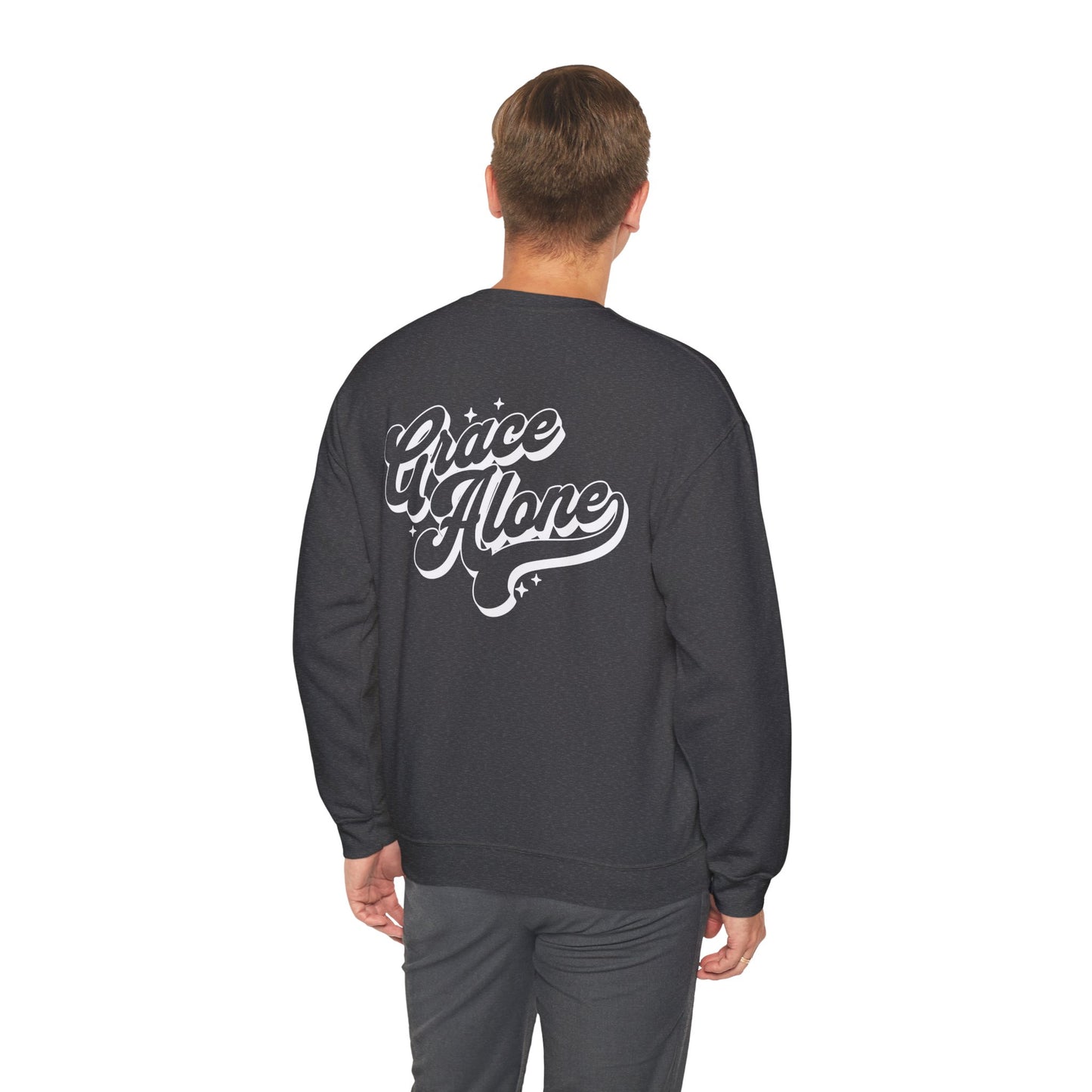 "Grace Alone" Adult Crewneck Sweatshirt