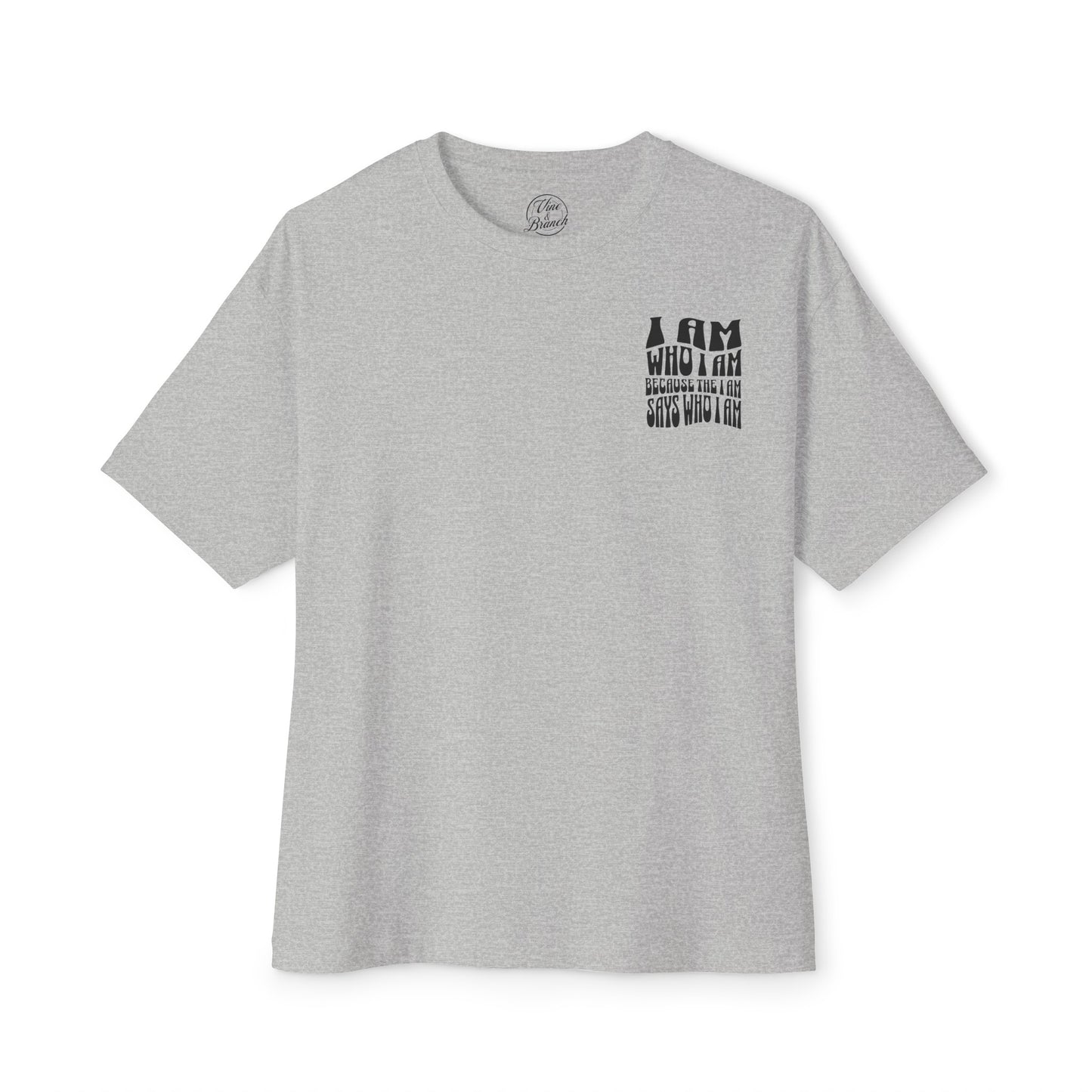 "I Am Who I AM" Adult Unisex Oversized Boxy Tee