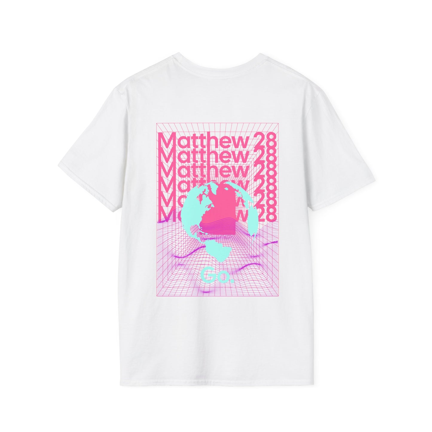 "Go. Matthew 28" Unisex Softstyle Tee