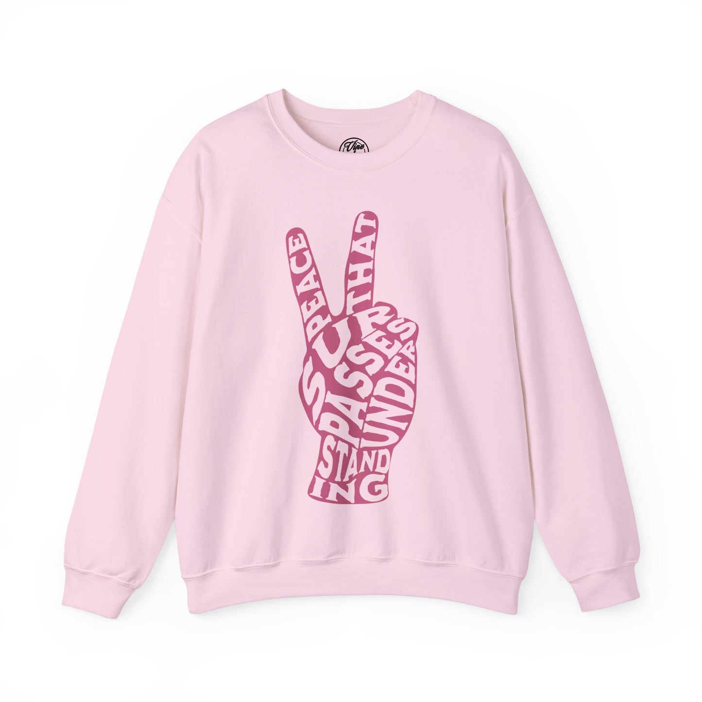 "Peace" Adult Crewneck Sweatshirt