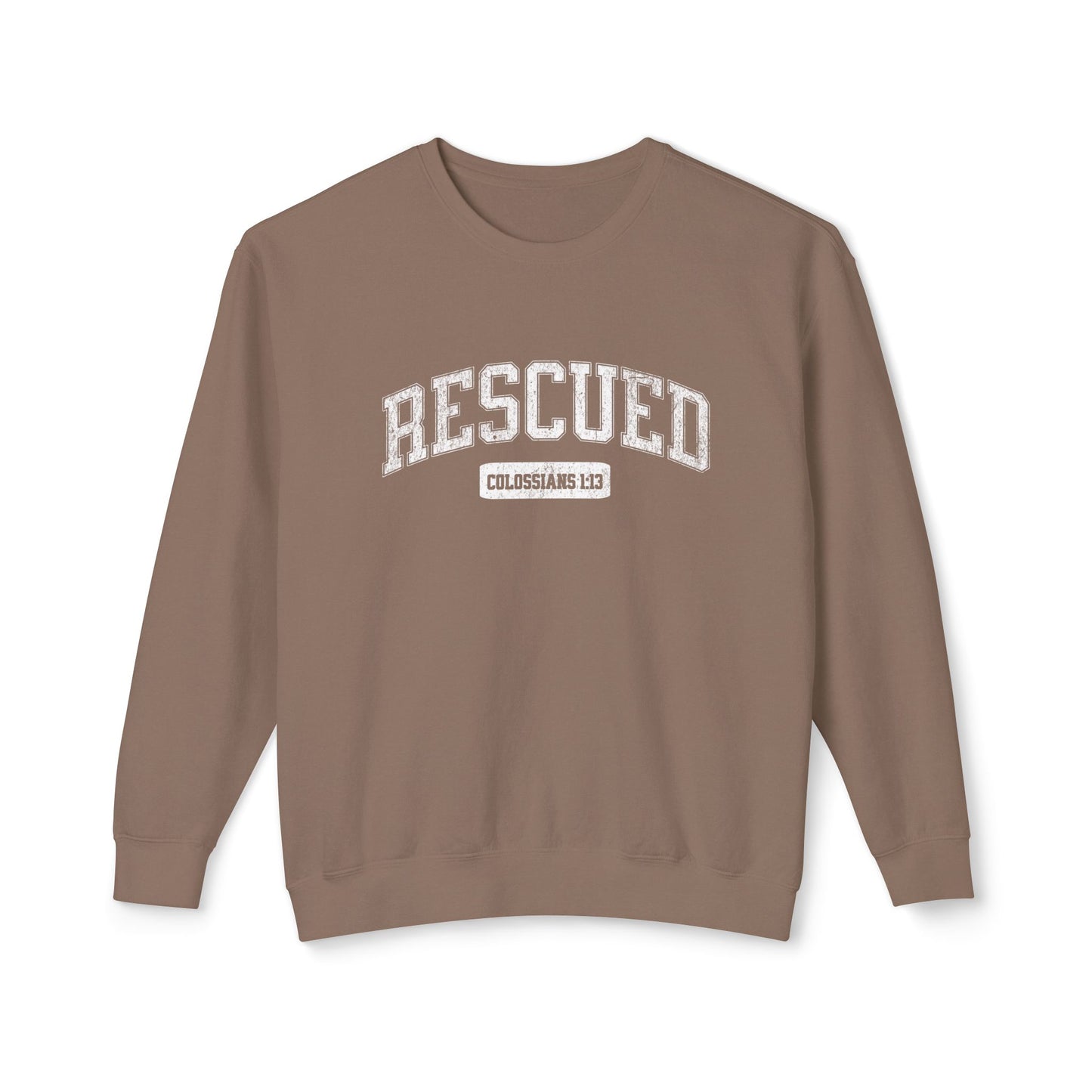 VARSITY "RESCUED" UNISEX PREMIUM SWEATSHIRT