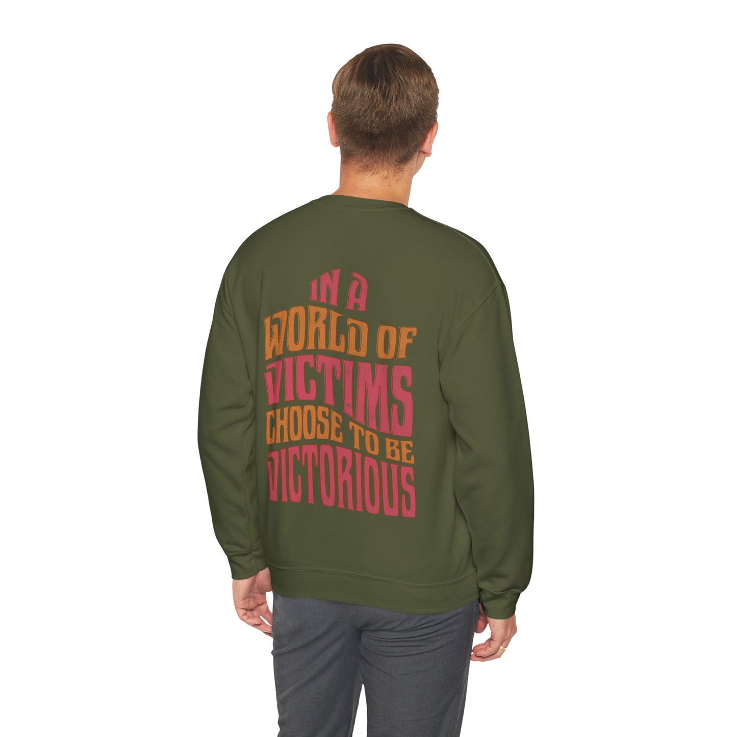 "Choose To Be Victorious" Adult Crewneck Sweatshirt