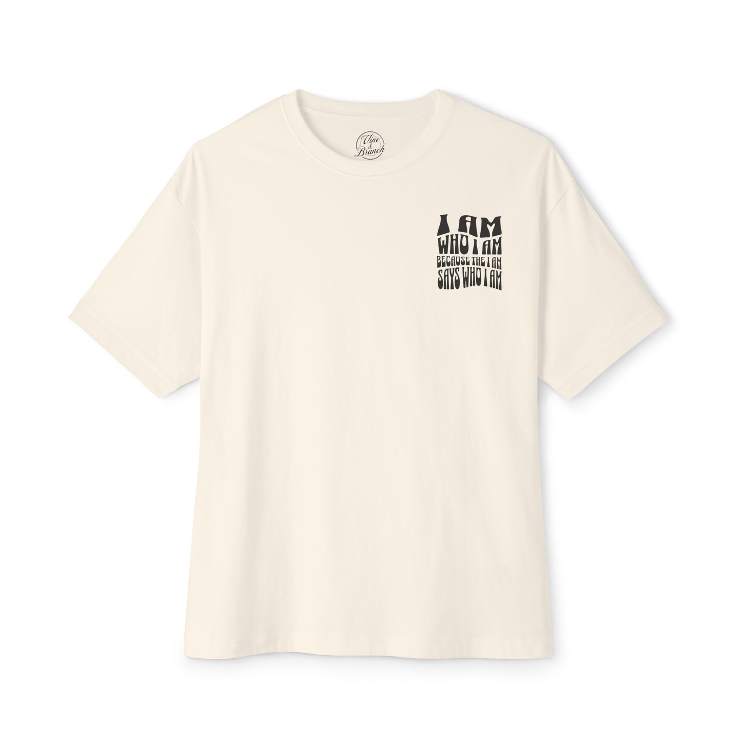 "I Am Who I AM" Adult Unisex Oversized Boxy Tee