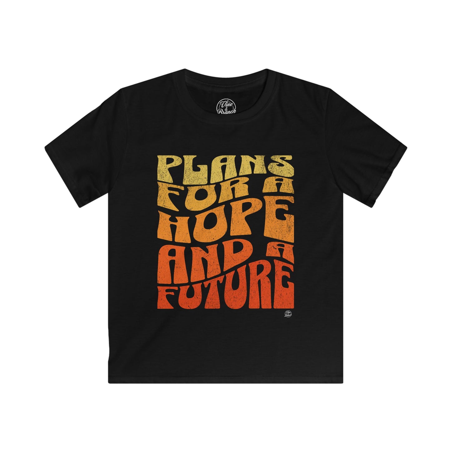 "Hope & A Future" Kids Softstyle Tee