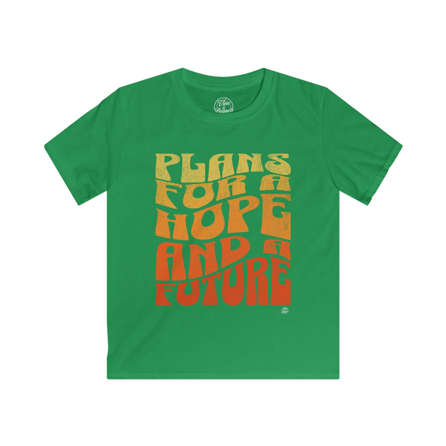 "Hope & A Future" Kids Softstyle Tee