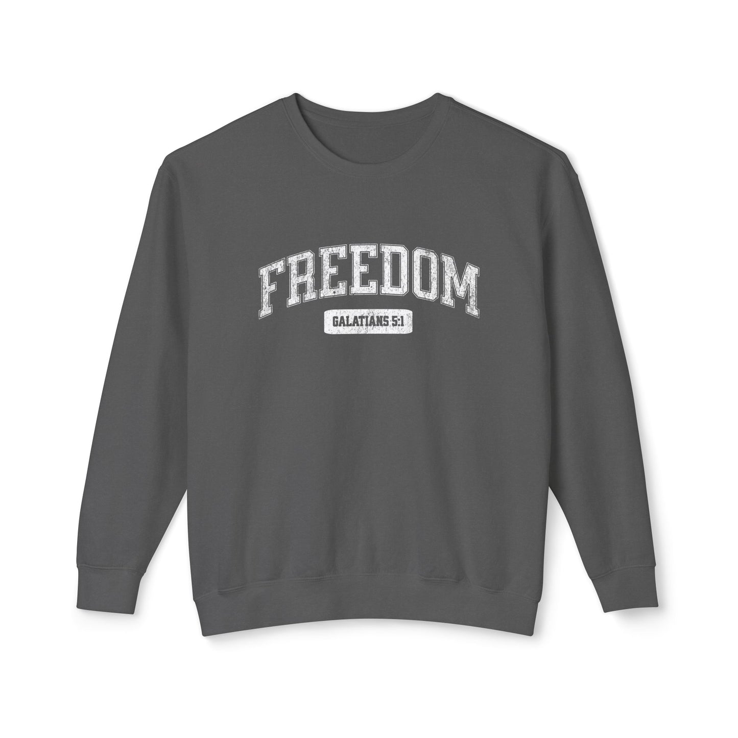 "FREEDOM" VARSITY UNISEX PREMIUM SWEATSHIRT