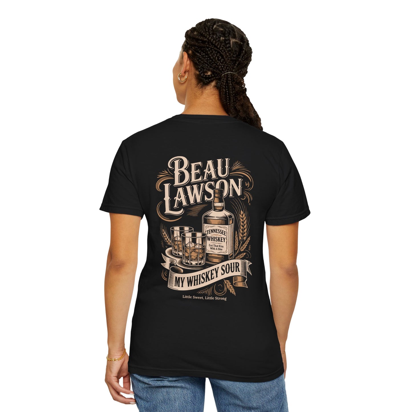 Beau Lawson "My Whiskey Sour" Western Unisex Garment-Dyed T-shirt