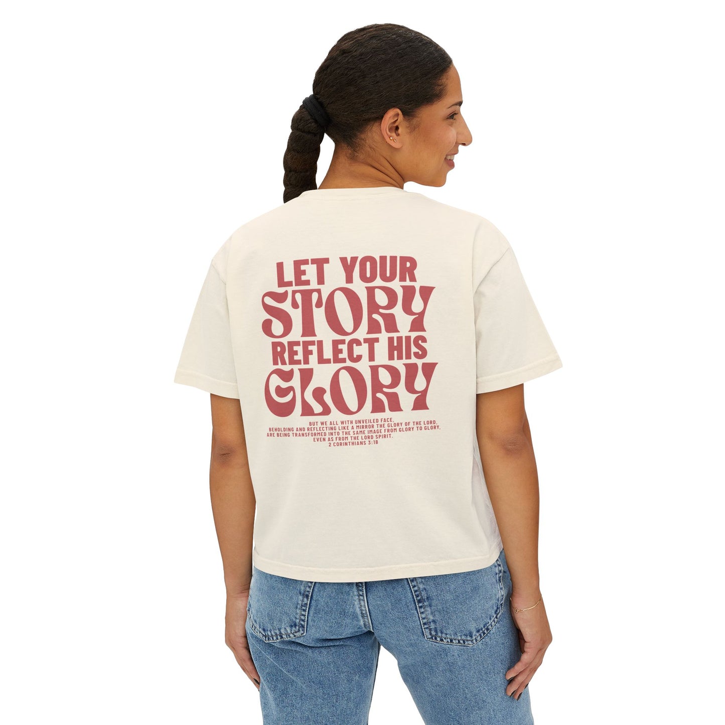"GLORY" WOMENS PREMIUM BOXY TEE