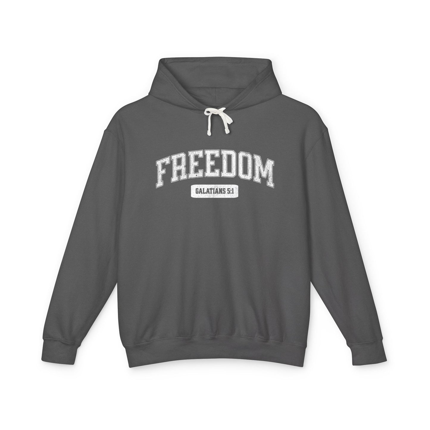 "FREEDOM" VARSITY UNISEX PREMIUM LIGHTWEIGHT HOODIE