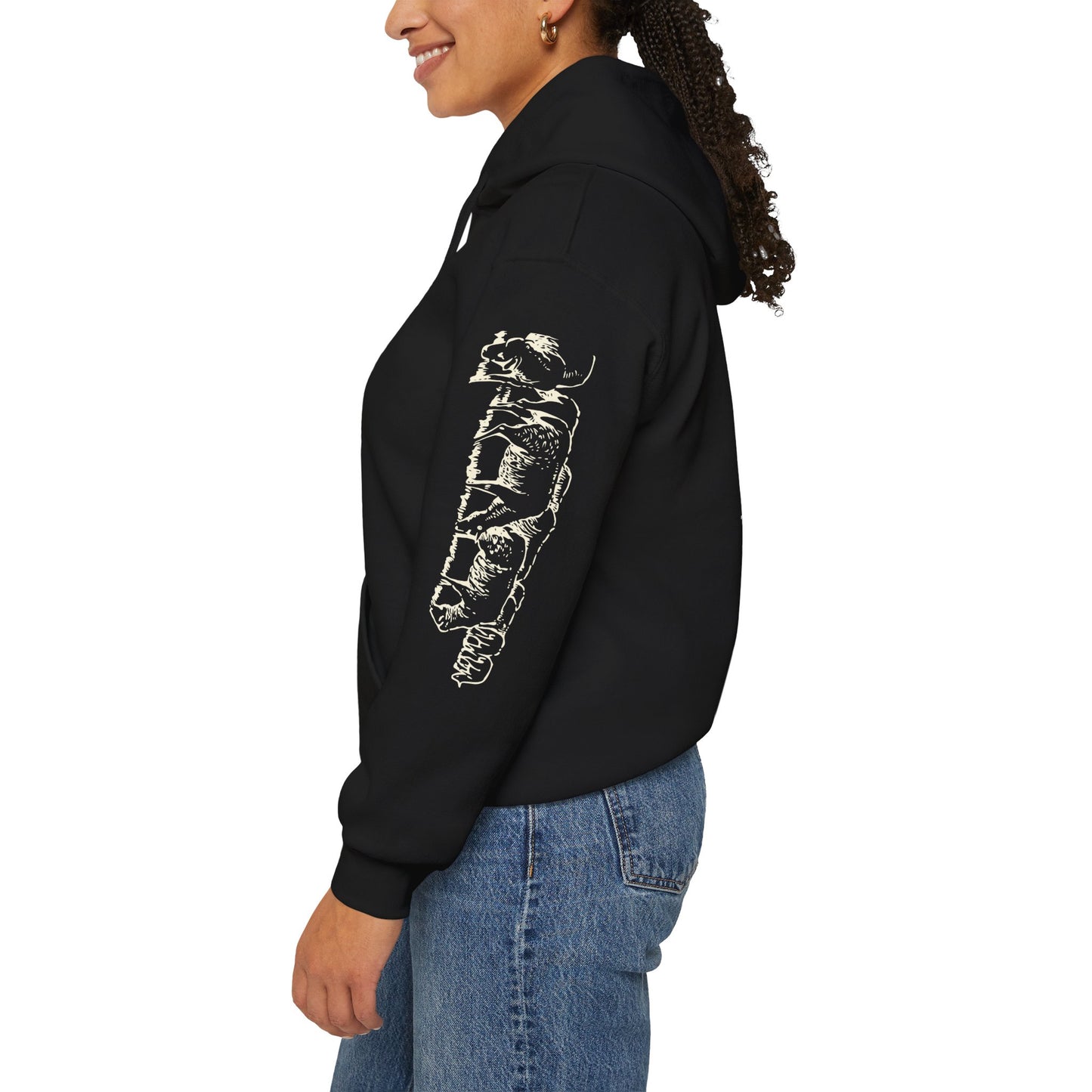 "I Am The One" w/ sleeve Unisex Heavy Blend™ Hooded Sweatshirt