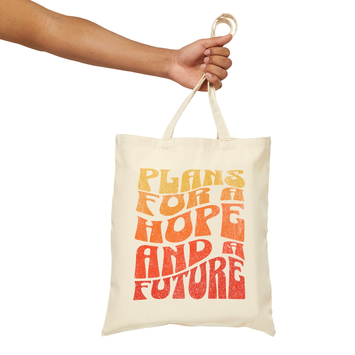 "Hope & A Future" Cotton Canvas Tote Bag