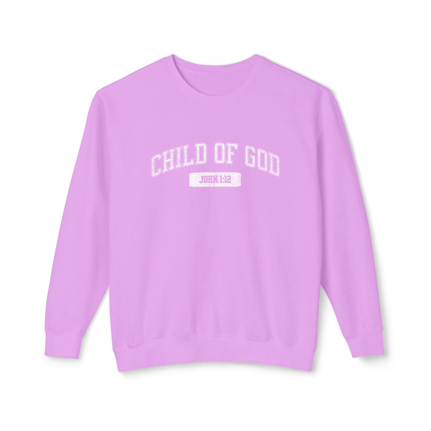 "CHILD OF GOD" VARSITY UNISEX PREMIUM SWEATSHIRT