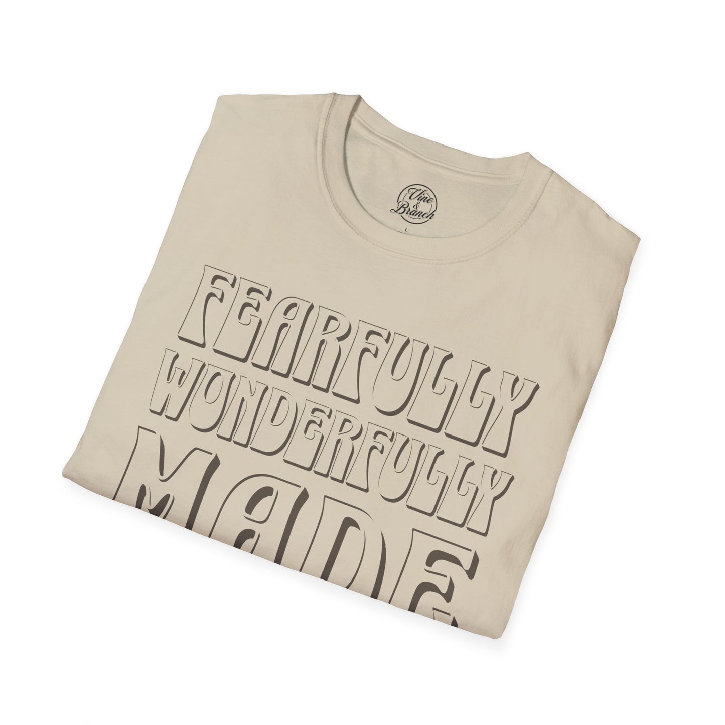 "Fearfully Wonderfully Made" Unisex Softstyle Tee