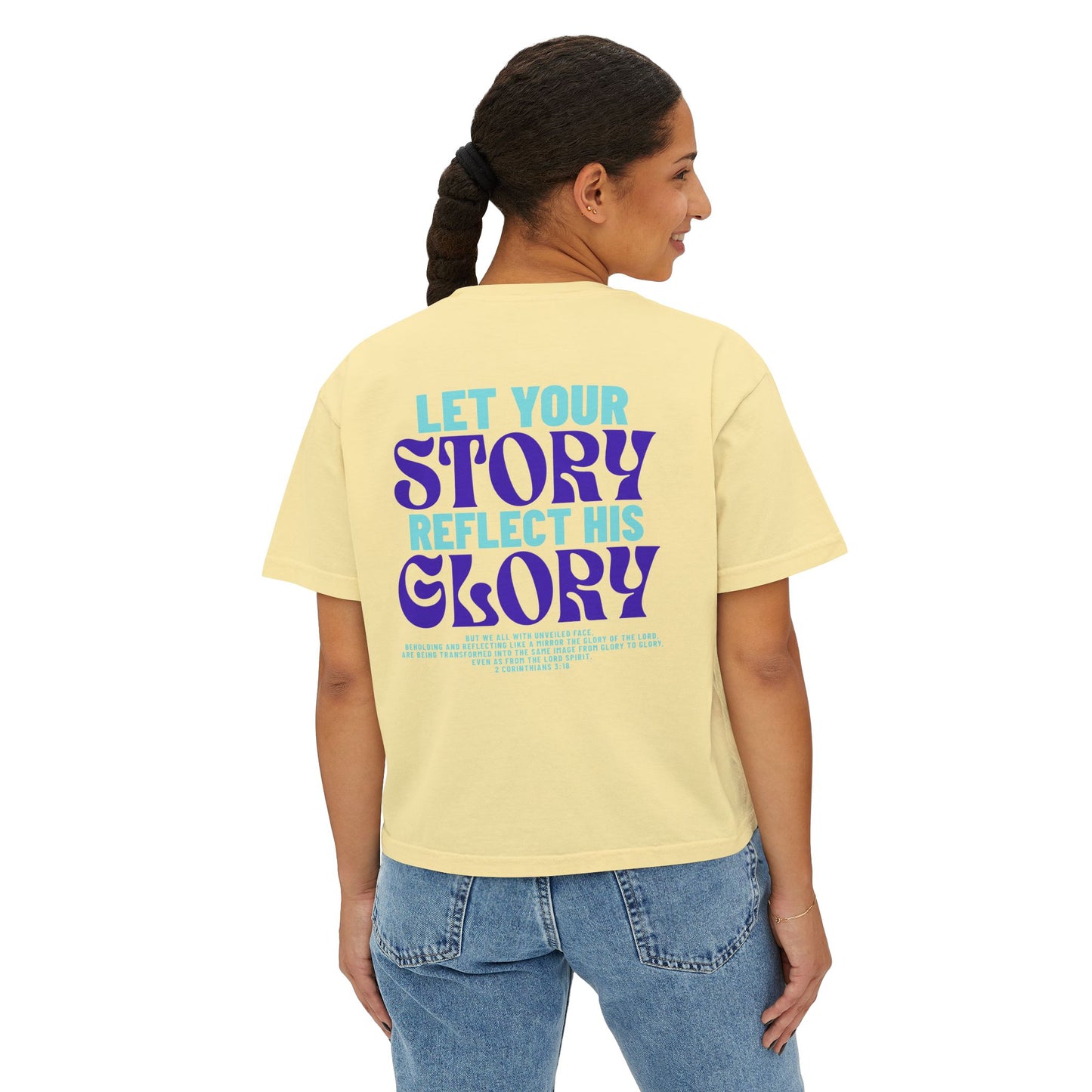 "GLORY" WOMENS PREMIUM BOXY TEE