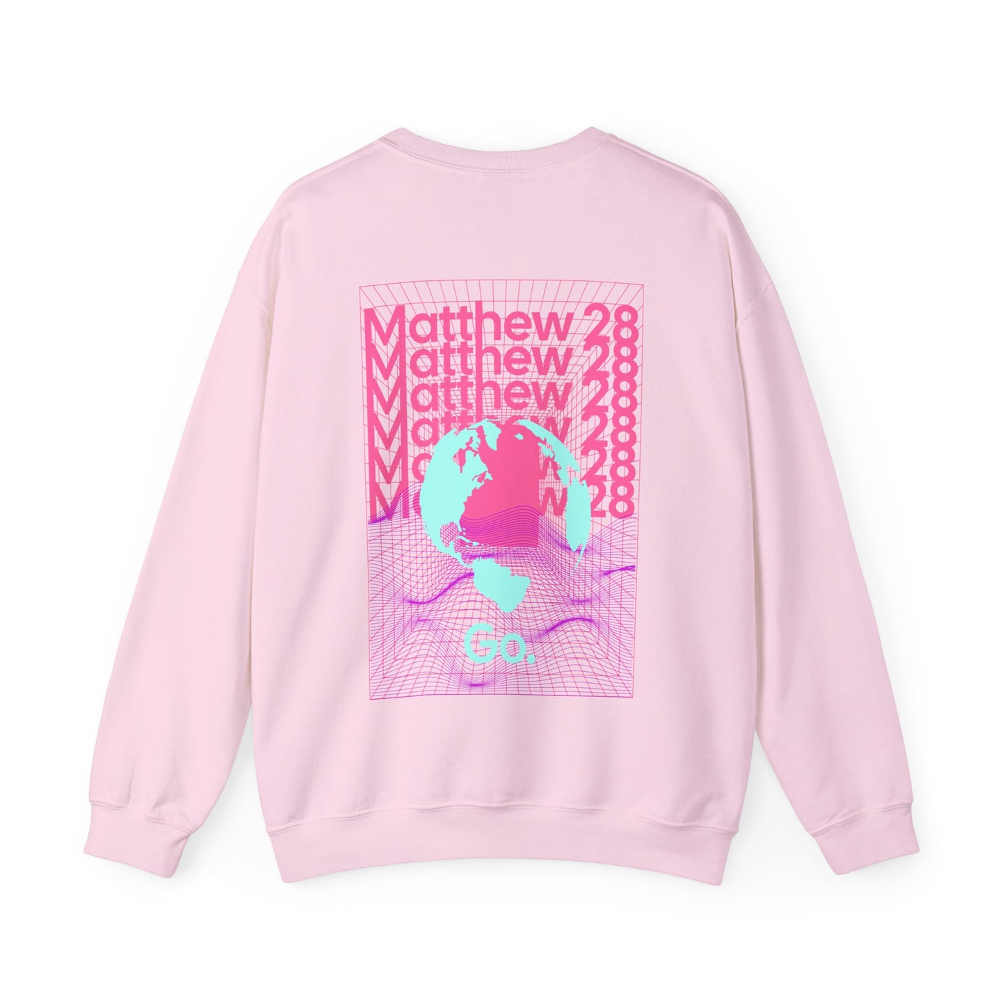 "Go. Matthew 28" Adult Crewneck Sweatshirt