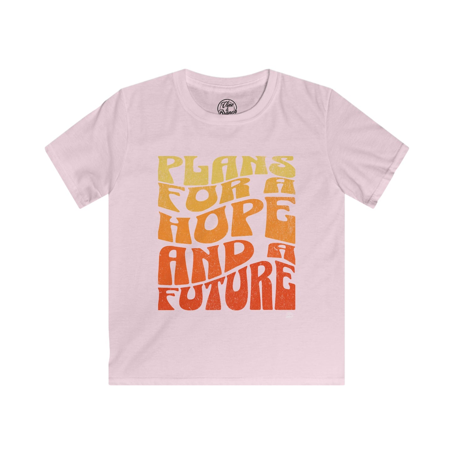 "Hope & A Future" Kids Softstyle Tee