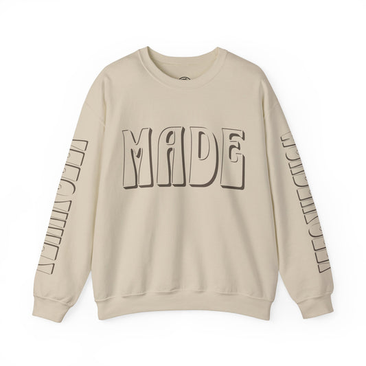 "Fearfully Wonderfully Made" Adult Crewneck Sweatshirt