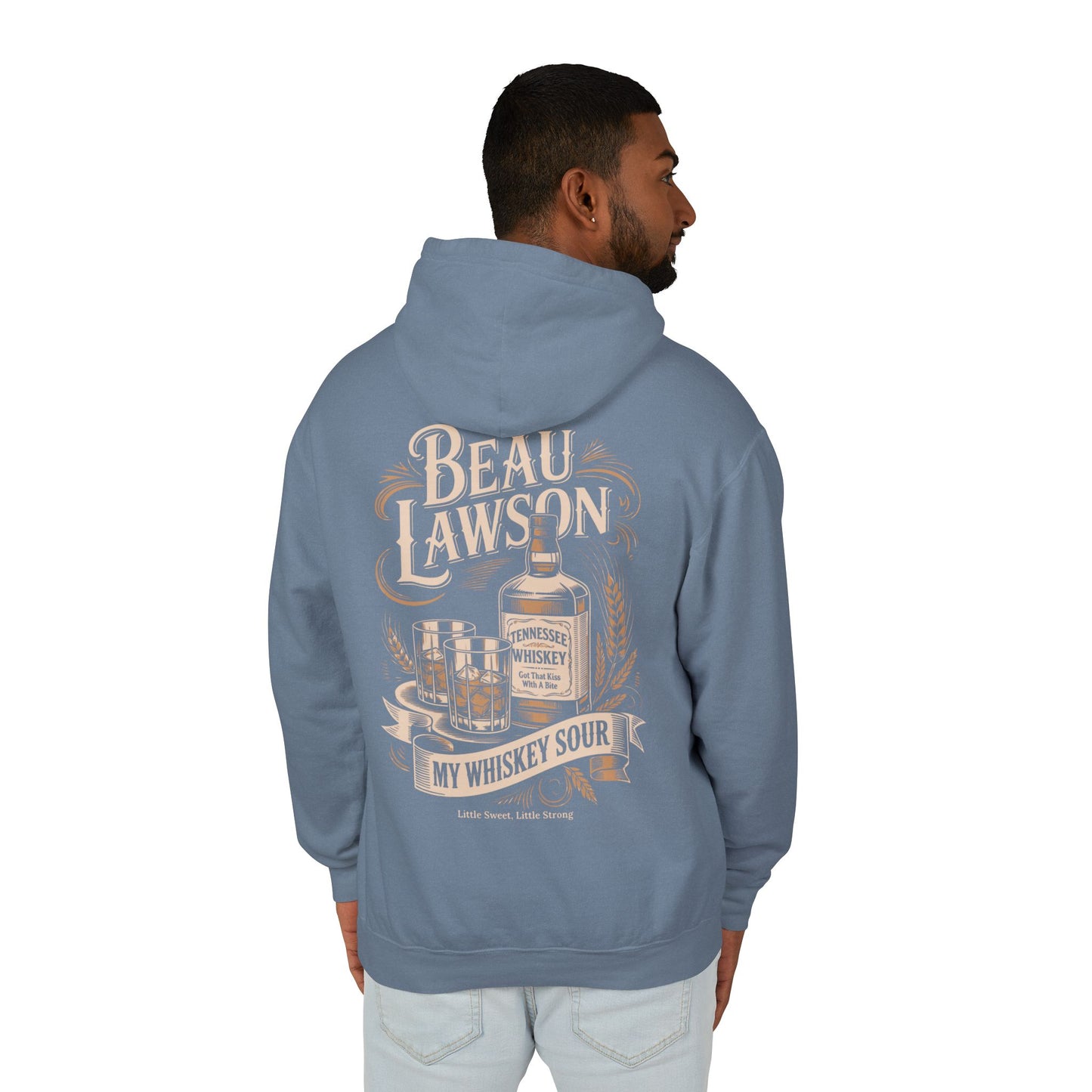 Beau Lawson "My Whiskey Sour" Western Unisex Lightweight Hooded Sweatshirt