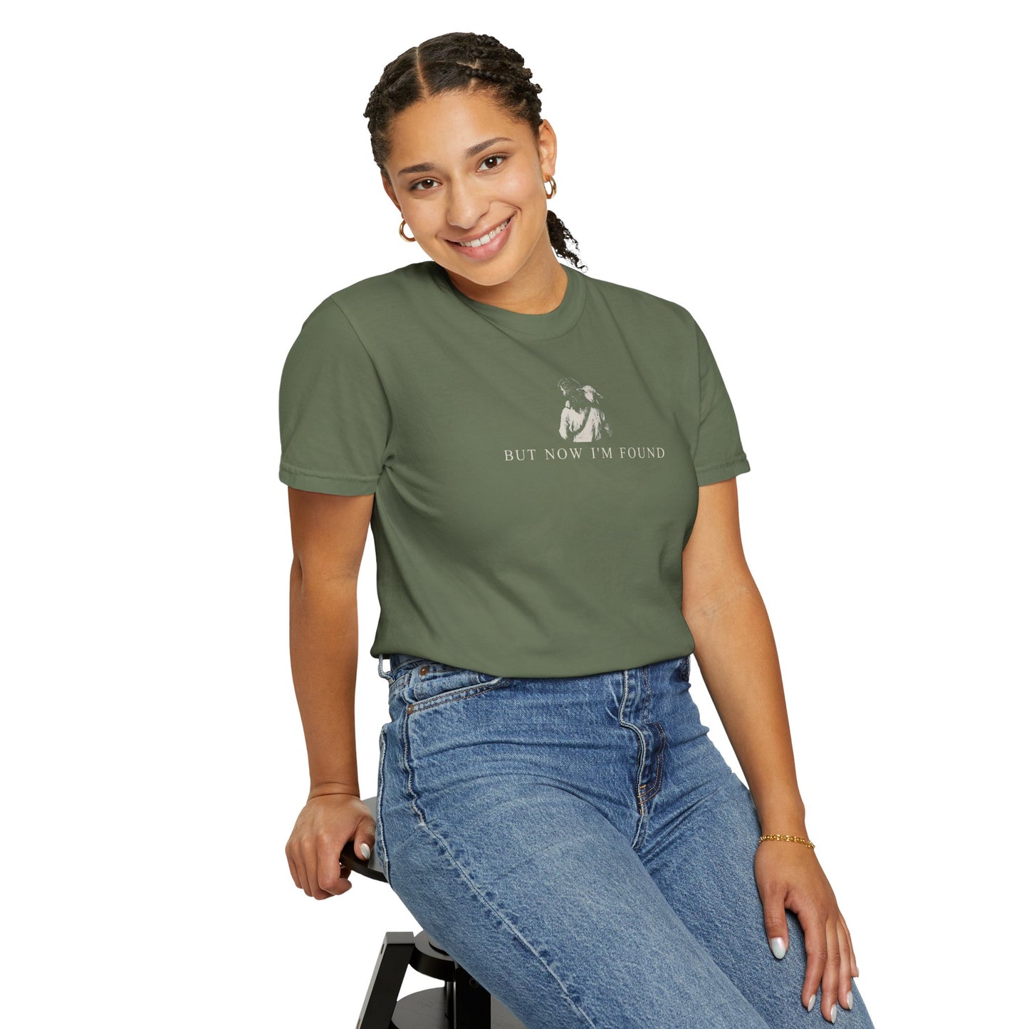 "But Now I'm Found" Adult Comfort Colors Tee