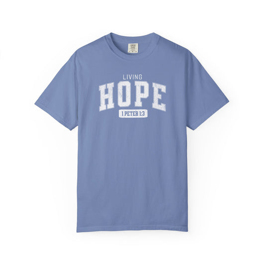VARSITY "LIVING HOPE" UNISEX PREMIUM TEE